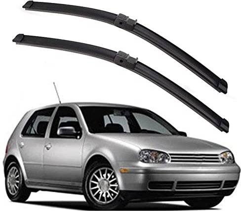 NINAI Car Front Windshield Wiper Blades for V-W Golf MK4 IV R32 2002 2003, Windscreen Wiper Blades Wiper Arm Brushes Cutter Window Wiper Wipers Accessories