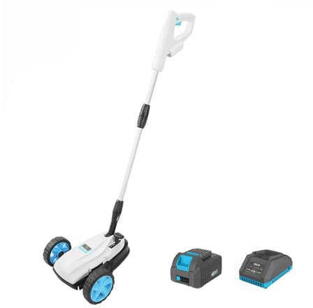 swift 40V 22cm Cordless Brushless Small Lawnmower, Lightweight and Compact, with Super-Mulching blade (Battery & Fast Charger Included)