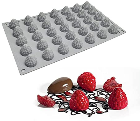 Uposao Fruits Moule Silicone Fondant Moules À Gelée en Forme De Fruits, | Orange/Framboise/Branches/Bananes Moule À Fruits en Silicone 3D pour La Décoration De Cupcakes Bonbons Chocolat