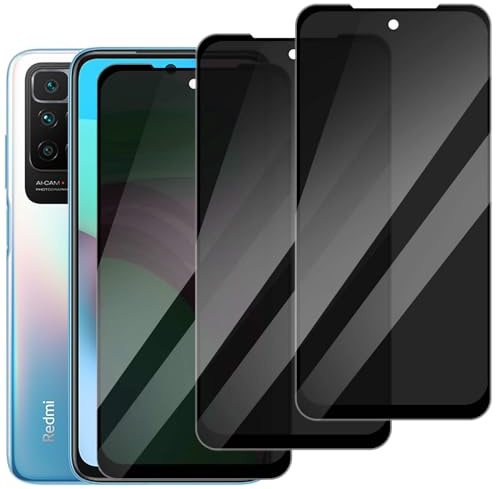 DYNASCO 3 Piezas Protector Pantalla Privacidad para Redmi Note 11 4G / Note 11S 4G / Xiaomi POCO M4 Pro 4G 6.43, Cobertura Completo Cristal Vidrio Templado Antiespia, Antiarañazos, Antihuellas