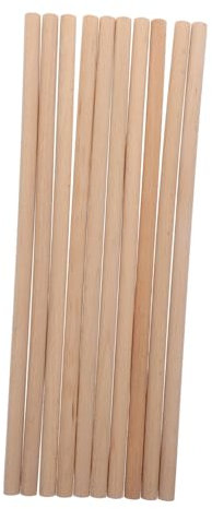 TOKIDNY 10stücke Holzdübelstab Für Basteln Diy-holzstab Zum Trommelstockbau Werkzeug Zum Stockbau Aus Naturholz Holzbearbeitungsstab-paket Zum Handwerk