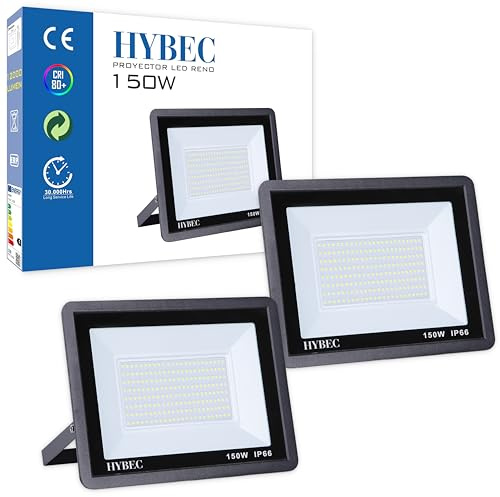 CLAR - Spot Extérieur LED 150W, Projecteur Extérieur, Éclairage Extérieur, 150W (Pack 2)