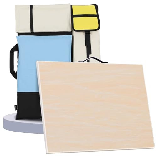 Naturepanda 4K Tasche FüR Zeichenplatte,GroßE Kunsttasche FüR Outdoor-Skizzen,Multifunktionale Zeichnung Tasche,Mit Tragegriff,Wasserdicht,Verstellbar,FüR Poster Skizzieren Zeichnen Kunst Lagerung