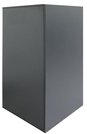 Amtra Supporto Nano Cubo 45 Grey - Mobile in Legno per Acquari, 45x45x90 cm Grigio, Base Universale con mensola, montaggio facile, Stile Classico ed Essenziale, adatto ad ogni arredo