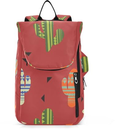 Amooorous Sac de tennis et de badminton mignon et robuste motif cactus mexicain 2 raquettes de tennis rembourré pour tennis, badminton, raquette