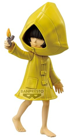 Banpresto Accion Six Little Nightmares figur 17 cm - flerfärgad BP29239P - samlarfigur - optimal present till Little Nightmares-fans