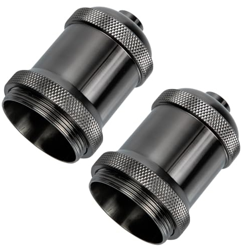 OSALADI 2 Unidades Portalámparas E27 Retro Base De Lámpara Estilo Industrial Soporte De Zócalo De Bombilla Para Proyectos Diy Hogar Oficina Y Patio