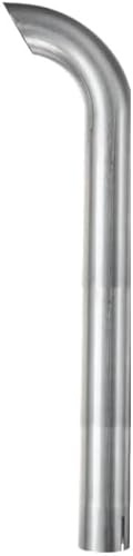 Tubo curvato prolunga marmitta scarico 100cm DIAMETRO 65mm con manicotto trattore e vari MADE IN ITALY