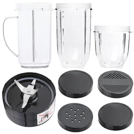 Genérico Vaso de licuadora Piezas de Repuesto for licuadora Vaso exprimidor Material plástico for licuadora Serie MB1001 de 250 W