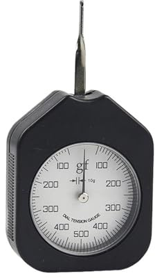 YQVEOT Medidor de Fuerza Digital, Tensiómetro 500G Tensiómetro Dial Medidor de tensión ATG-500-1