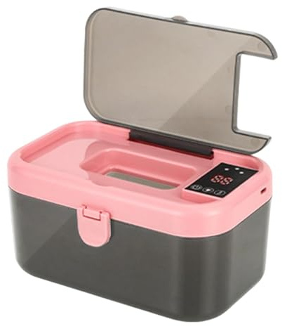 Yunhgft Scalda Salviette Umidificate, Scalda Salviette per Pannolini, Luce Notturna, Scalda Salviette USB Portatile Intelligente per Viaggi E Auto, Rosa, Taglia unica bambino