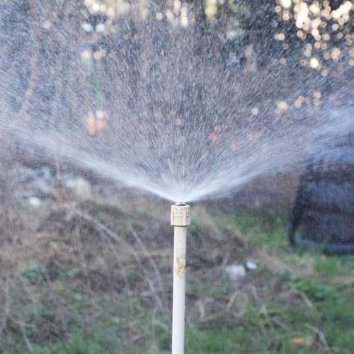 Honseadek 8 cabezales de aspersor de latón G1/2 con boquilla ajustable de 360 grados para riego de jardín, agricultura, refrigeración de techo y atomización de agua industrial (20 unidades)