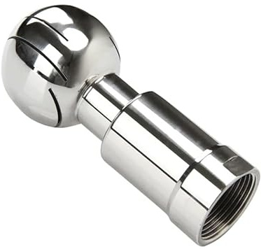 Boule de nettoyage de réservoir sanitaire en acier inoxydable BSP 304, 1 pièce, pulvérisation rotative à 360 degrés for équipement mécanique(3 points)