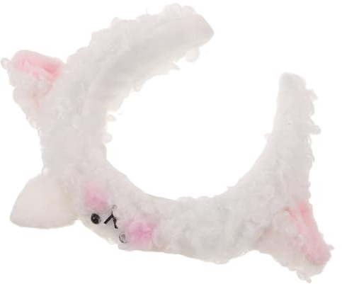 PRETYZOOM Cute Lamb Hair Band Soft Cloth Lamb Ear Headband for Adults Boys and Girls Adorable Animal Headwear for DIY Farm Party Autumn Outings
