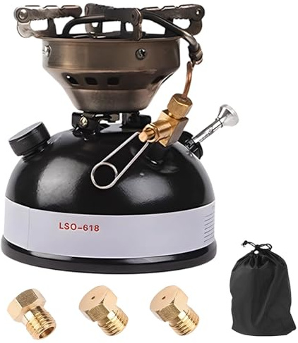 yeeplant Réchaud d'extérieur portable pour essence, éthanol, design coupe-vent, pour camping et pique-nique