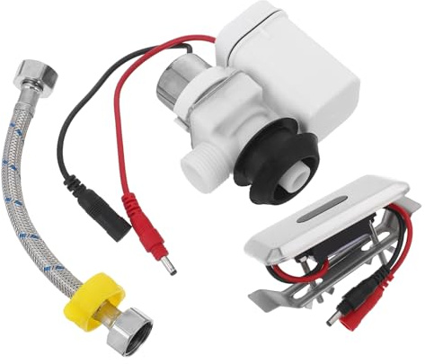 SOIMISS Automatic Urinal Flush Valve Sensor with Abs Material and Easy to Replace Parts for High Traffic Locations and Schools, Effortless Maintenance Wall Mount Toilet Flush Valve System