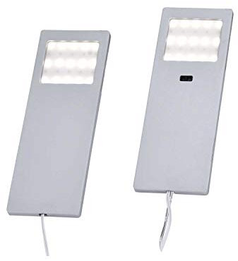 Paul Neuhaus Helena LED-Unterbauleuchte 2er Set LED LED fest eingebaut 4W Warmweiß Aluminium