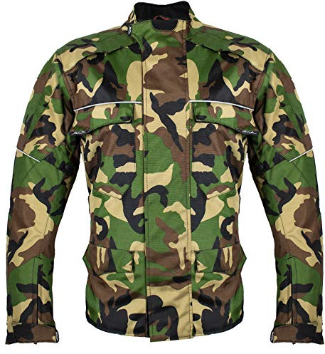 Textil Motorrad Jacke Motorradjacke Camouflage wasserdicht Wärmeschutzjacke