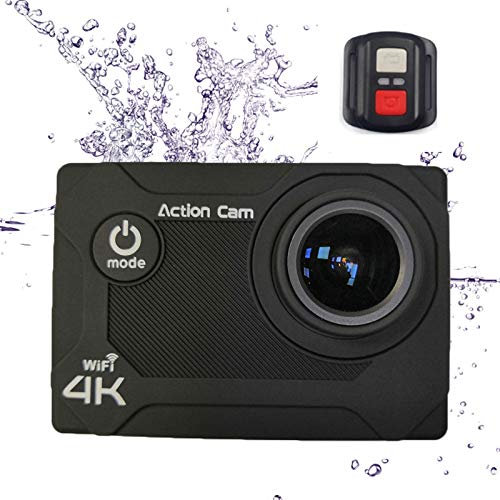 0℃ Outdoor Waterproof Camera Underwater Cameras Full HD 4K 16 MP Video Recorder Waterproof 30M 2 Inch LCD Display Wireless Wrist Remote Control Unterwater Camera for Snorkeling