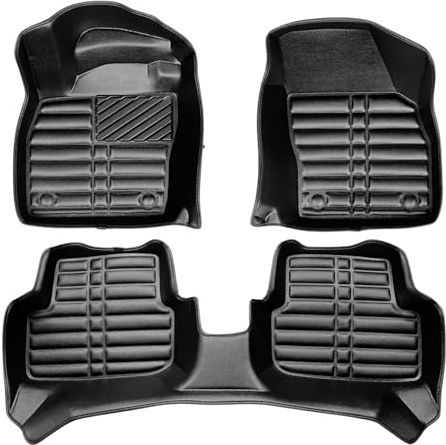 fussmattenprofi Fußmatten für Seat Ibiza (5.Gen) 2017-2026 TPE-Kunstleder Allwetter Auto Fussmatten, Antirutschmatten Gummimatten, Allwetter Autofußmatten Zubehör