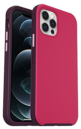 OtterBox Slim Series Case for iPhone 12 / iPhone 12 Pro with MagSafe, Shockproof, Drop proof, Ultra-Slim, Protective Thin Case, Tested to Military Standard, Pink/Purple