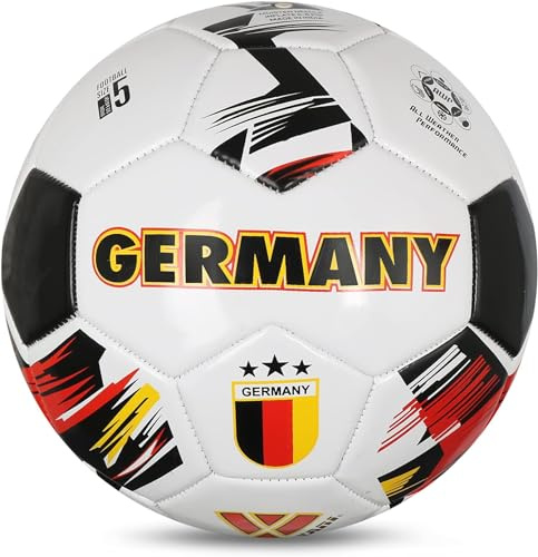 Vizari Country Soccer Ball – Größe 3,4,5 für Kinder, Jugendliche, Erwachsene | Praxis & Match Fußball: USA, Mexiko, Argentinien, Brasilien, Deutschland, Portugal, England