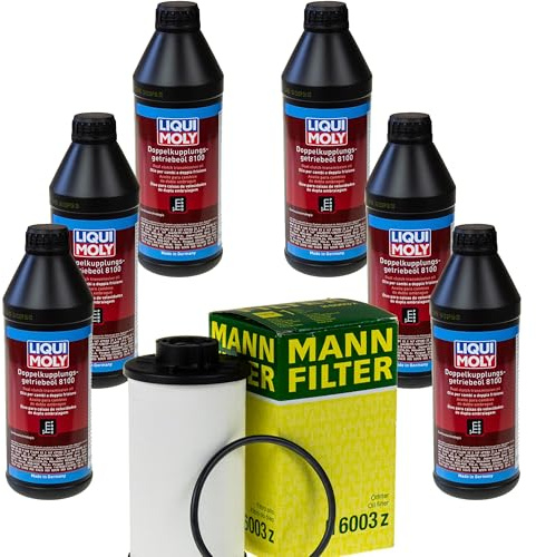 Automatikgetriebe Ölwechsel Satz Getriebeölwechselsatz mit für A3 Cabriolet | Getriebeöl LIQUI MOLY Doppelkupplungsgetriebe-Öl 8100 Hydraulikfilter