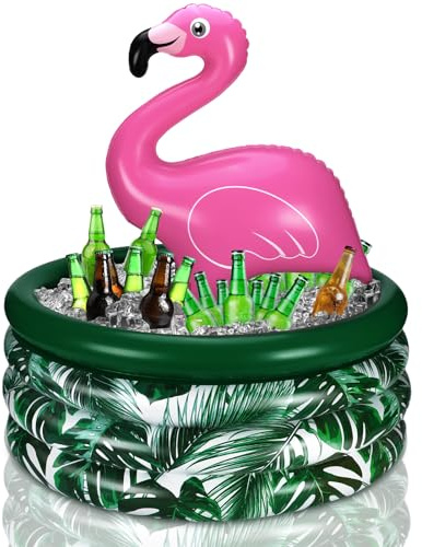 Bencailor Mermaid Tail Inflatable Cooler Mermaid Party Decorations Mermaid Pool Float Blow up Drink Cooler for Summer Holiday Birthday Party Beach Decorations