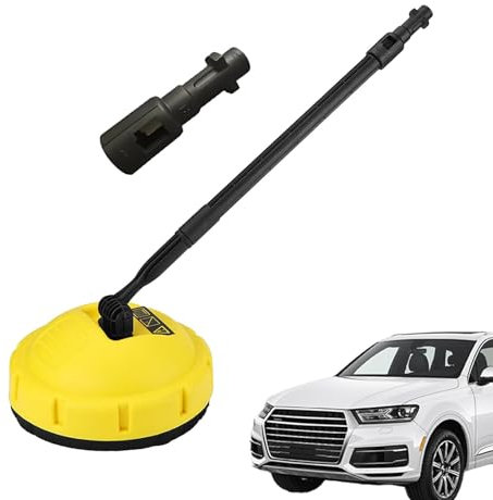 Pressure Washer – Heavy-Duty Rotating Cleaner | 15-Inch Stainless Steel Power Washer Attachment | High-Pressure Driveway & Patio Cleaner | Fit for & Electric Pressure Washers