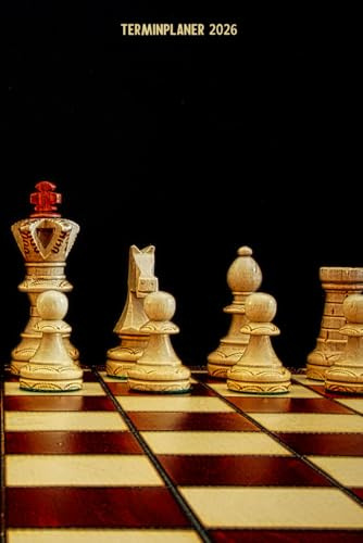Terminplaner 2026: Schach Spiel Design Jahresplaner und Kalender von Januar bis Dezember 2026 - Organizer und Zeitplaner für 1 Jahr