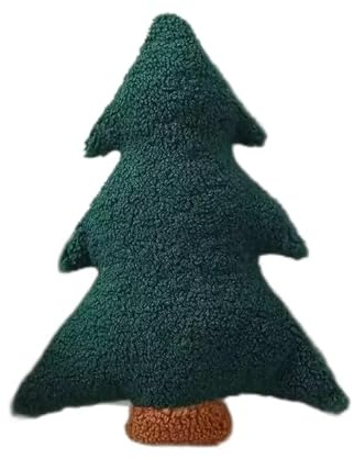 JINJIASC Weihnachtskissen, Weihnachtsbaum-geformte Kissen Set von niedlichen Weihnachts werfen Kissen weiche gefüllte Sofakissen für Zuhause Schlafzimmer Couch Dekorationen (Weihnachtsbaum)