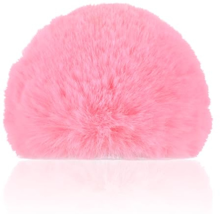 Pink Pop Filter, Furry Windscreen Mic Cover for Snowball Mic, Pink Noise Reduction Microphone to Blocks Out Plosives, Ideal for ASMR Podcast Use Gaming Accessories