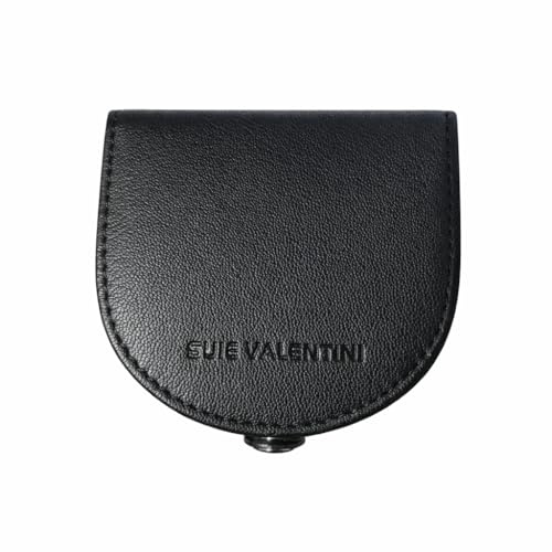 suievalentini Porta Monete Uomo in Vera Pelle – Portafoglio Compatto con Scomparti per Monete, Carte e Contanti – 100% Genuine Leather – Con Scatola Regalo.