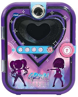 VTech GRWM Fashion Journal, English | Fashion journal with makeovers, photo and video entries, filters, games and passcode or face recognition. Ages 6-12