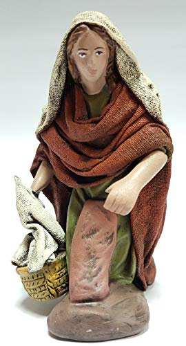 Arte Pesebre - Pastora lavandera, para Figuras de 12 cm
