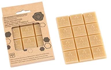 Nuts Innovations Bienenwachsmischung | Repair und DIY | in Tafel gegossen | 60 Gramm