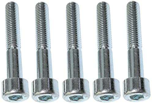 AERZETIX - C47700 - Satz von 5 stück - bolzen innensechskantschrauben M8x50 - mit innensechskantkopf - Ø8x50mm - DIN 912 - klasse 8.8 - aus verzinktem stahl - heimwerken - montagewerkzeug eisenwaren