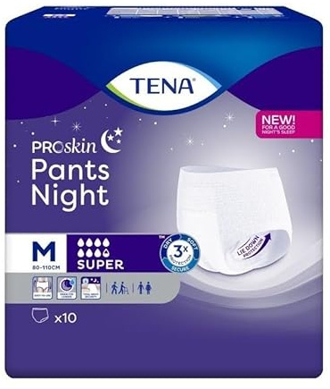 Tena Pants Night Super Medium – 4 Packungen mit je 10 Stück
