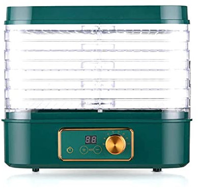 Food Dehydrator,Small Fruit Food Dryer,Food Dryer for Jerky/Meat/Beef/Fruit/Vegetable,Adjustable Timer and Temperature,for Beef, Jerky, Fruit, Dog Treats, Herbs
