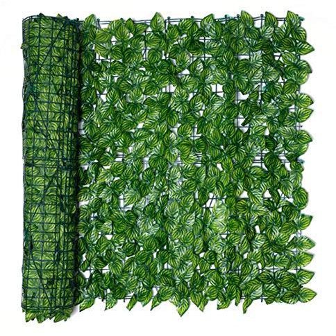 Brise-Jardin en Lierre Artificiel, 0,5 x 1 /3 , Brise-Vue pour Balcon, Feuilles Lierre, Treillis, Balcon, clôture Artificielle, Haies pour clôture, Patio, décoration Murale