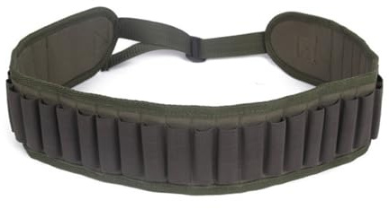 Patronengürtel, 30 Rounds Schrotpatronen Bandolier, Verstellbarer Munitionsschalenhalter, Wasserdichter Gürtel Schrotpatronenträger für 20 Gauge