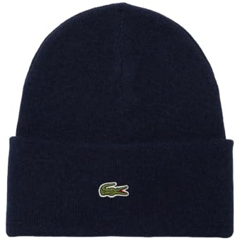 Lacoste Wollmütze, Unisex, Größe TU, Marineblau