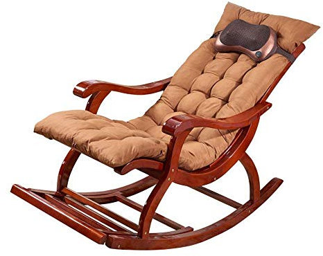 The Cool Chair Klappstuhl aus Bambus, ideal für Erwachsene, Schaukelstuhl für Zuhause, Strand, ältere Menschen, tragbarer und faltbarer Lunch-Pausenstuhl