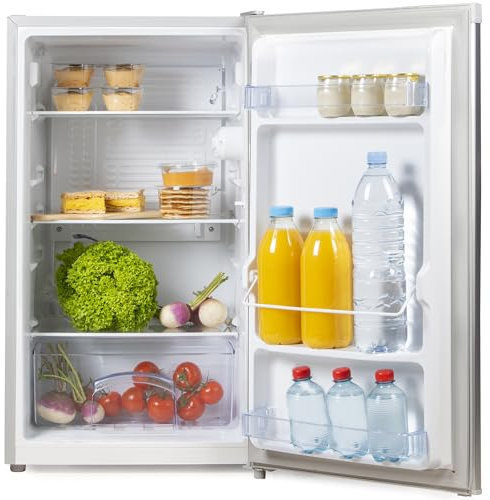 PRIMO PR122FR - Frigorifero da tavolo top, 88 l, colore: Argento