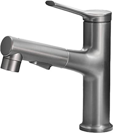 Rubinetto per lavabo con doccetta Estraibile Miscelatore Estraibile a Doppia modalità Rubinetto per lavabo Acqua Calda Fredda Miscelatore per lavabo monocomandorubinetti Rubinetto per lavabo