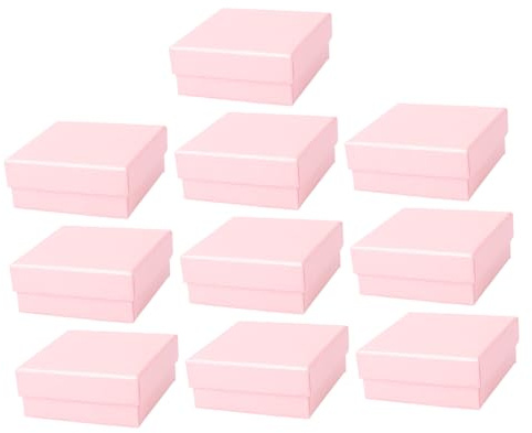 AKOOSY 10pezzi Scatoline Porta Gioielli Elegante Scatola Per Orecchini Collane e Bracciali Design Vintage Resistente e Stabile Confezione Per Regali Familiari e Amici