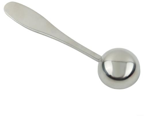 Cucchiaio dosatore per caffè e tè, 10 ml, in acciaio inox, per zucchero, polvere e spezie