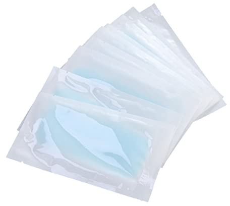 WEKAMOS 20 Stück Kühlende Gelpads zum Fieber Senken und Schmerzlinderung aus Wasser und Hydrophilem Polymergel mit Kühlender Wirkung zur Erfrischung bei Müdigkeit und Stress