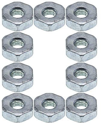 HUYUR 10 Stück Kettenradabdeckungsmuttern für Stihl MS170 MS180 MS230 MS250 017 018 023 025 Kettensäge