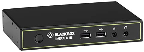 Black Box Network - EMD2000SE-R Emerald SE DVI KVM-Over-IP Matrix Switch Ricevitore - Testa singola, Full HD DVI, VUSB 2.0, Seriale, Audio - 1 Computer - 1 Utente remoto - 130 m Gamma -